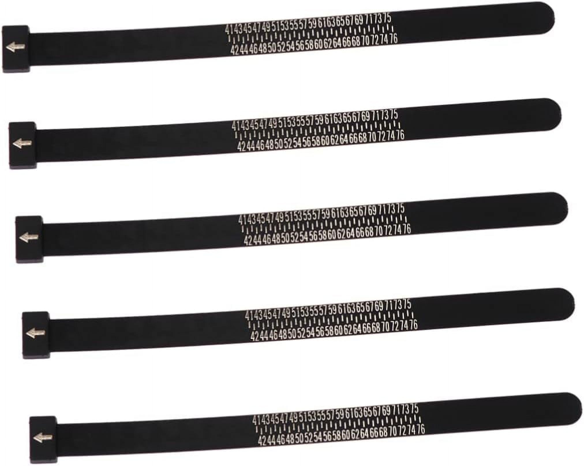 5pcs Ring Sizing Measuring Tool Mens Top Hat Ring Gauge Belt Ring ...