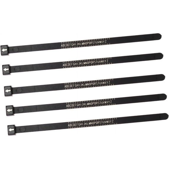 5pcs Rings Wedding Guest Book Jewelry Measuring Ring Size Ring Measurement Tool Measuring Instrument