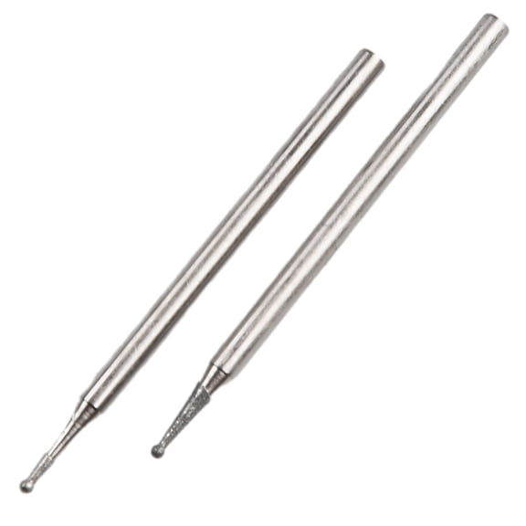 5pcs Round Burr Drill Bit Set 0.5mm-8mm for Rotary Tool Cutting Grinding