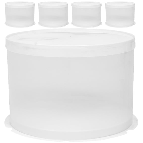 Greenadscape Round Cake Boxes Paper 5Pcs For Parties Home Use Dessert Shops