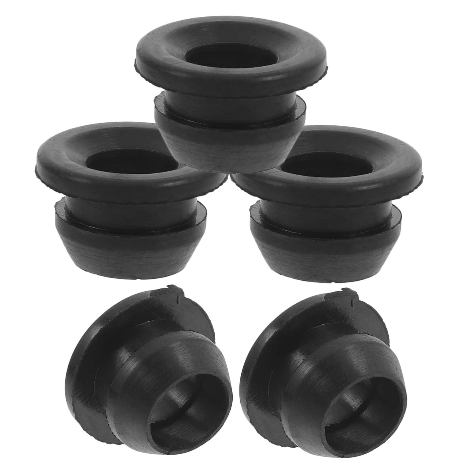 5pcs Rubber Gasket Sealing Gasket Rv Stove Top Grommet Rv Stovetop Cushion Grommets for Camper Stovetop Grommets for Trailer Stovetop Rv Stove Grommets Stove Grommet Black