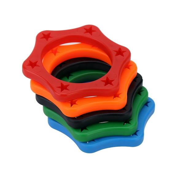 5pcs Rubber Wireless Handheld Microphone Anti-rolling Protection Ring