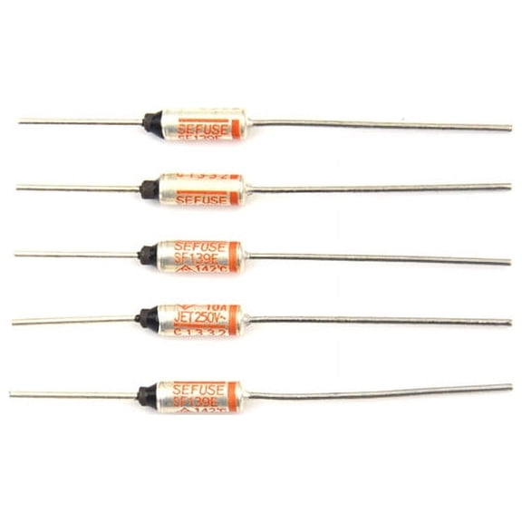 5pcs SF139E Sefuse Cutoffs NEC Thermal Fuse 142C 142 Celsius Degree 10A 250V