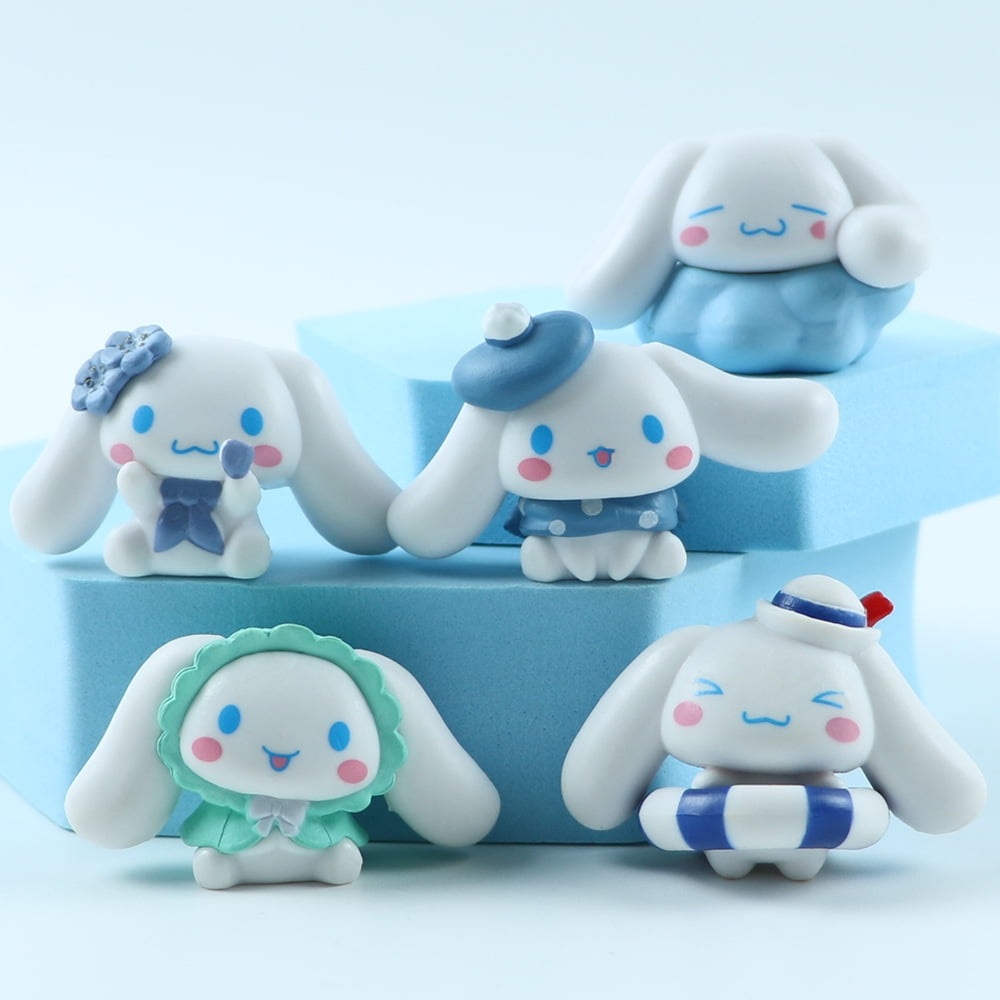 5pcs Sanrio Cinnamoroll Toys Action Anime Figures