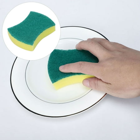 5pcs Scouring Pad High Density Material Cleaning Cloth Pads Tool Non-Scratch Scouring Sponge
