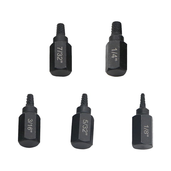 5pcs Screw Nut Extractor Multi-Spline Hexagon Socket Bolt Removal Tool
