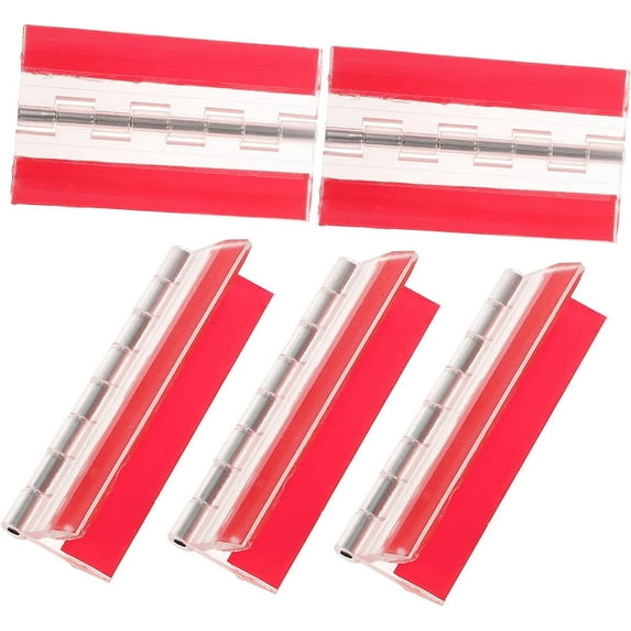 5pcs Self-Adhesive Hinge Aquarium Lid Hinge Piano Hinge 36 Inch Piano Hinge 12 Inch Cabinet Door Hinges Kitchen Cabinet Hinges Box Hinges Hinges for Cabinet Doors Flush Hinges