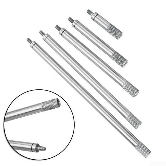 5pcs/Set Dial Digital Indicator Extension Stem Rod M2.5 20 40 60 80 100mm Kit