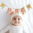 thumbnail image 1 of 5pcs Set Fashionable Cloth Forked Tail shaped Banner One Letter for Party Decoration(Red), 1 of 2
