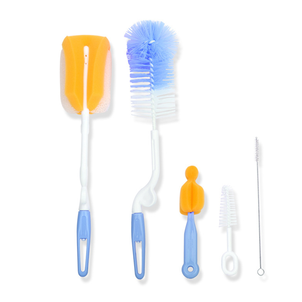 5pcs/Set Multifunctional Baby Feeding Milk Bottle Cleaning Drinking
