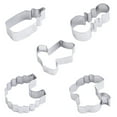 thumbnail image 1 of 5pcs/Set Stainless Steel Cookie Cutters Lovely Baby Shower Biscuit Cutter DIY Chocolate Cake Mold for Kitchen Cafe Dessert Shop, 1 of 5