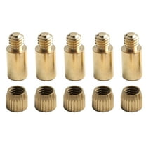 5pcs Shelf Support Studs Pegs Pins 8-9mm Cabinet Bracket gold