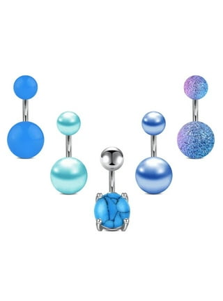 Short clearance belly rings