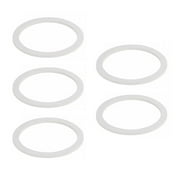 5pcs Silicone Sealing Rings Silicone Gasket Replacement Ring Kitchen Supplies Shop Gadget for Bottle Container (Nine Servings Pattern)