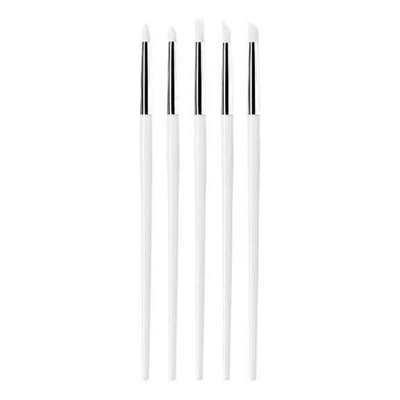 5pcs Silicone Tip Nail Art Pen Set-for Carving Professional Manicure Design Tool
