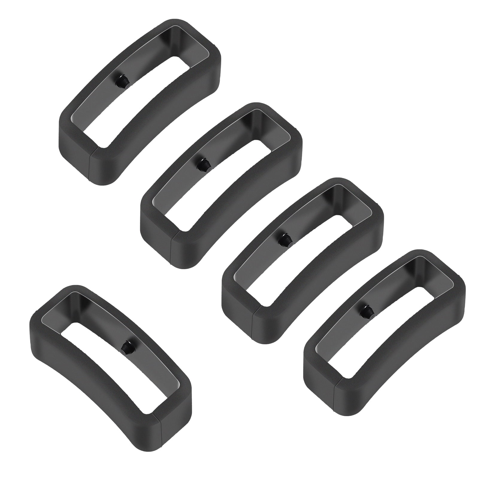 5pcs Silicone Watch Band Strap Loops Watch Bands Keeper Holder Retainer Compatible for Garmin Fenix 235 22mm