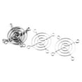 thumbnail image 1 of 5pcs Silver Fan Grill Metal Grill Protector Finger Guard for 50mm Case Fan, 1 of 1