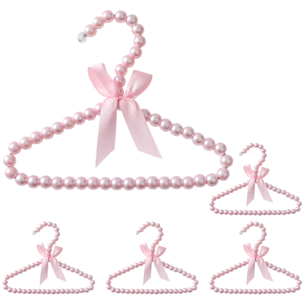 TABLZONE Infant Clothes Hangers Pink ABS 5Pcs