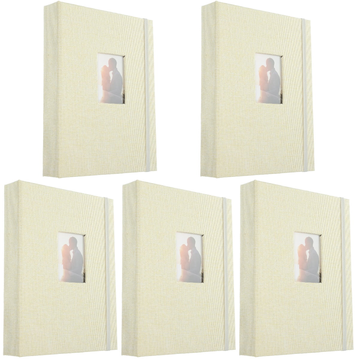 5-Pack Small Photo Albums for Photocard Storage, Instant Camera Picture Holders, Compact Photo Card Organizers