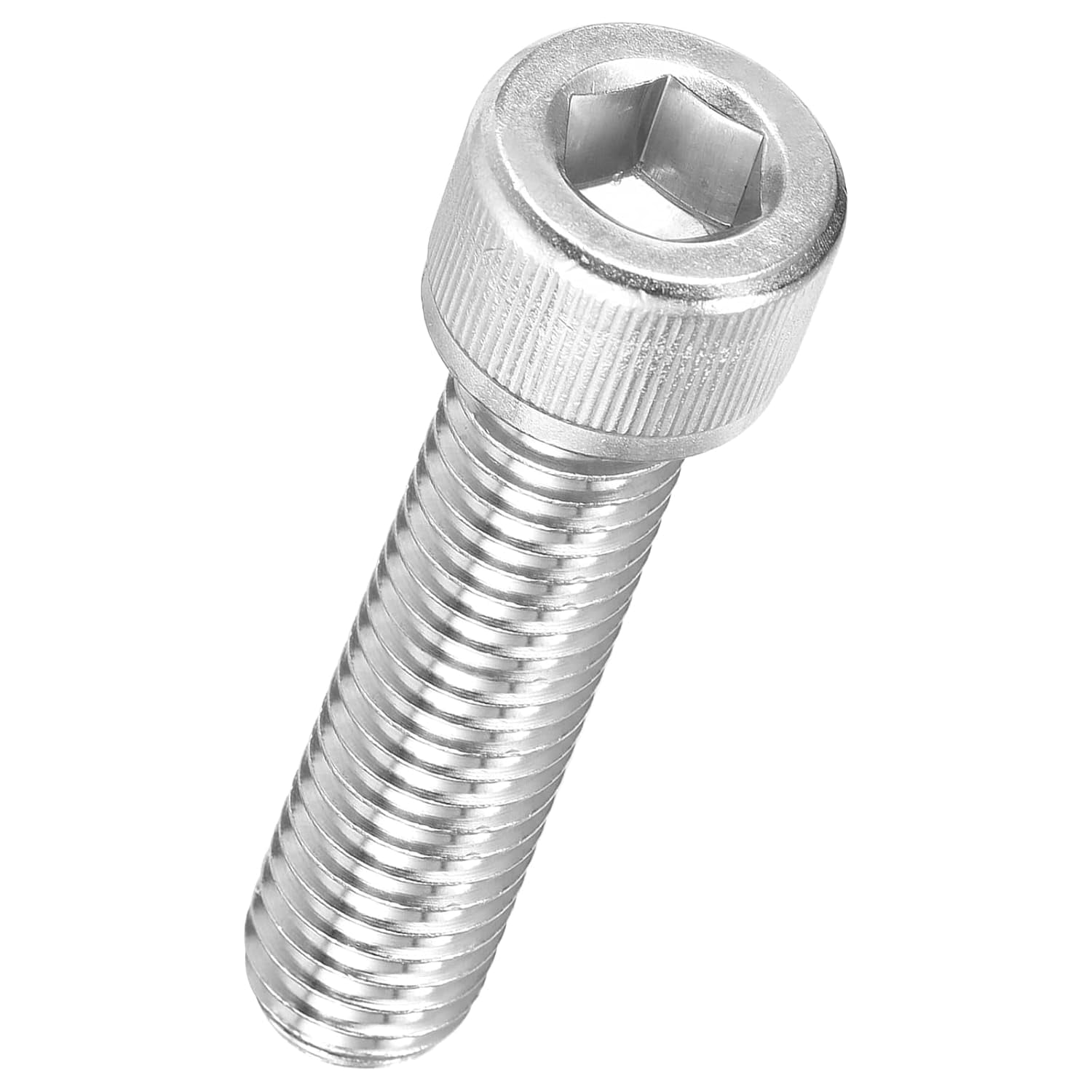 Aluminum Hex Bolts 1/2-13 X 1-1/4 Inch – Full Thread Hex Cap Screws, 2024-T4 Alloy, Qty 25