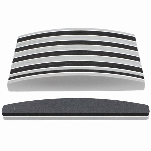 5pcs Sponge Block Nail File 180/240 Gray/Black Boat Nail Buffer Gel Polish Sanding Buffer Manicure Tools