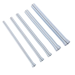 5pcs Spring Tube Bender 210mm Tension Spring Pipe Bender 1/4inch-5/8inch Spring Steel For Copper Aluminium Tube Bending Hand Tools,5 * Spring Tube Bender,Silver