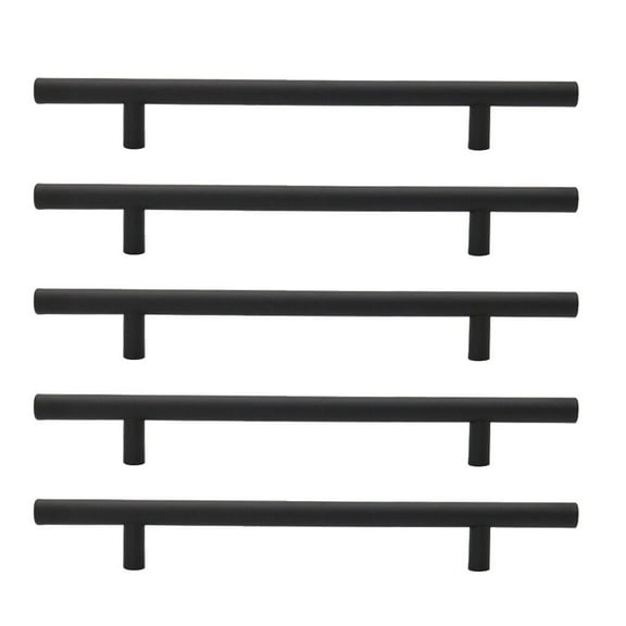 5pcs Stainless Steel Cabinet Pulls Furniture Drawer Handles Cupboard Closet Knobs for Kitchen Home (10x128x200)