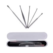 5pcs Stainless Steel Ear Pick Wax Curette Remover Cleaner Care EarPick Tool