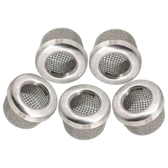5pcs Stainless Steel Pump Inlet Strainer Screen Filter for Airless Paint Sprayer Suction Hose,Replaces 181072