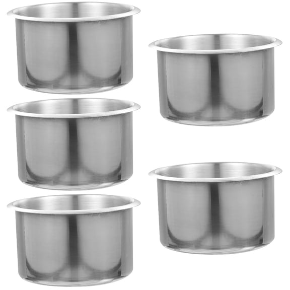 5pcs Stainless Steel Recessed Drop In Drink Can Holder Boat Cup Holder