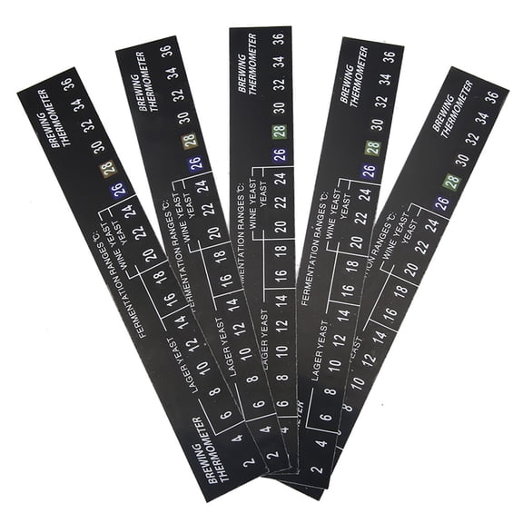 5pcs Stick on Adhesive LCD Sticker for Homebrew Beer, Adhesive