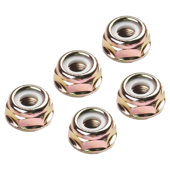 5pcs String Trimmer Brush Cutter Gear Head Replacement Nuts M10 x 1.25 LH Thread for Various Outdoor Power Equipment for Precise Fit in Garden Tasks