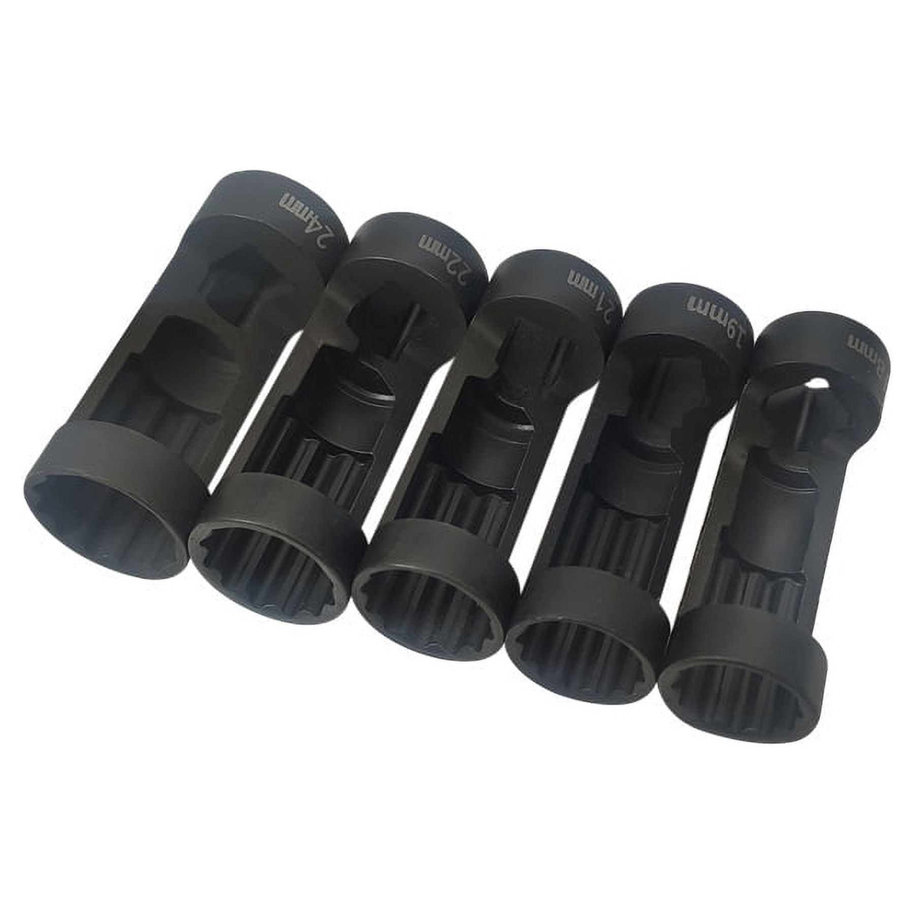 5pcs Strut Nut Socket Set 12 Point Sockets 1/2" Drive 18mm 19mm 21mm