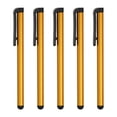 thumbnail image 1 of 5pcs Stylus Pens for Screens Universal Capacitive Stylus Pencil for All Capacitive Screen Device Dark Gold, 1 of 6