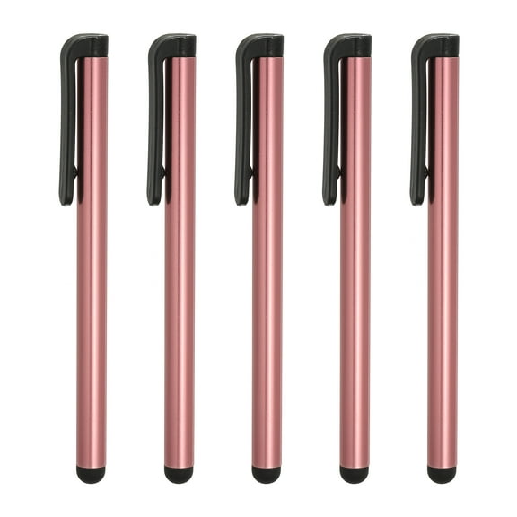 5pcs Stylus Pens for Screens Universal Capacitive Stylus Pencil for All Capacitive Screen Device Pink