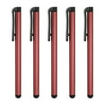 thumbnail image 1 of 5pcs Stylus Pens for Screens Universal Capacitive Stylus Pencil for All Capacitive Screen Device Red, 1 of 7