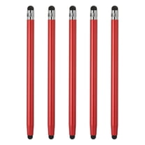 5pcs Stylus Pens for Touch Screens Capacitive Stylus Universal Tablet Pen, Red