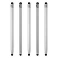 thumbnail image 1 of 5pcs Stylus Pens for Touch Screens Capacitive Stylus Universal Tablet Pen, Silver, 1 of 6