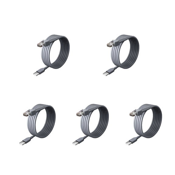 (5pcs) Ls2208 USB Cable,USB A To Cable For Symbol Ls2208ap LS1203, LS2208/AP, LS2207, LS4008I, LS4208, LS3008, LS3408, LS3408-FZ, LS4278, LS3478, LS3578 USB Cable 2m