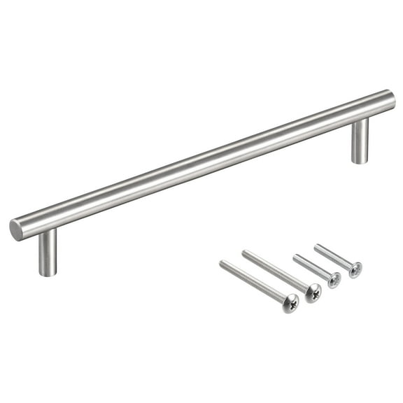 5pcs T Bar Pull Handle, 10"(250mm) Length 10mm Dia Stainless Steel Cabinet Pulls 6.3"(160mm) Hole Center Distance