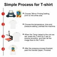 5pcs TShirt Printing On Thermal Transfer Paper Light Fabric Fabric