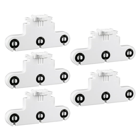 5pcs T8 Triple Light Socket G13 Base Fluorescent Lamp Holder Adapter