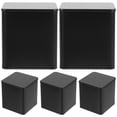 thumbnail image 1 of 5pcs Tea Storage Holder Tinplate Tea Holder Tea Bag Container Square Candle Tin Container, 1 of 7