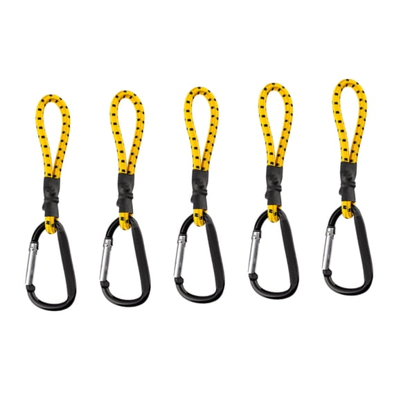 5lots Heavy Type Tent Rope Install Rope Carabiner Hook Outdoor Gears Tent Accessory For Campers