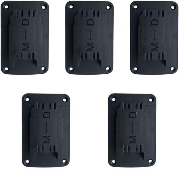 5pcs Tool Holder Dock Wall Mount Storage Rack For Dewalt 14.4V/18V/20V For Milwaukee 18V Fixing Devices Drill Tools Holder