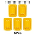 thumbnail image 1 of 5pcs Tool Holder Dock Wall Mount Storage Rack For Dewalt 14.4V/18V/20V For Milwaukee 18V Fixing Devices Drill Tools Holder, 1 of 7