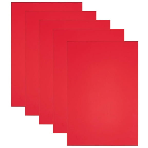 5pcs Transparent Acrylic sheet Rectangle for Craft Picture Frame Display Project Red 180x120x3mm