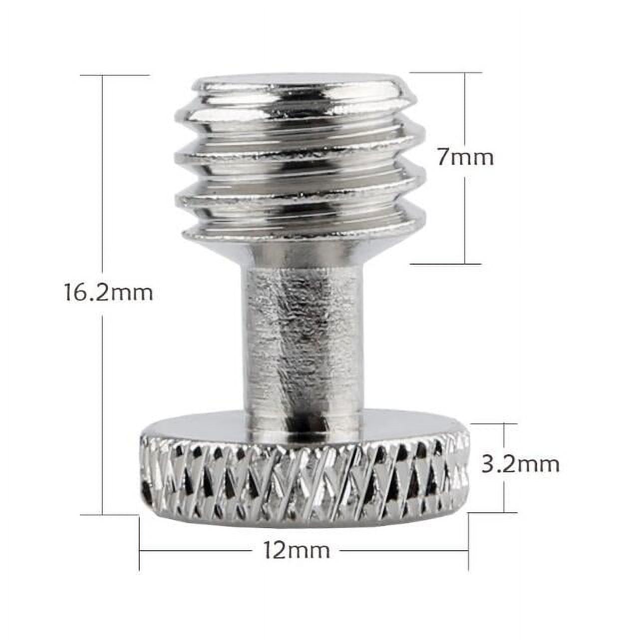 5pcs Tripod Screw 3/8 Inch Tripod Mount Screw Quick Release Thumb Screw