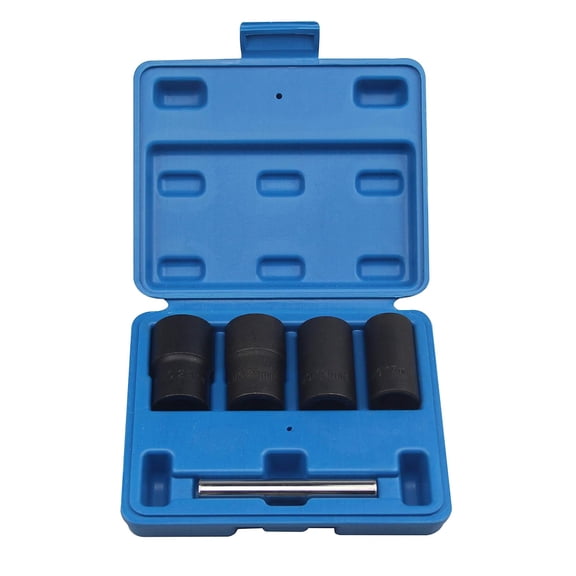 5pcs Twist Socket Wheel Lock Nut Remover 17/19/21/22mm