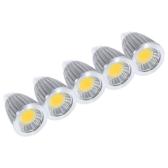 5pcs Ultra Bright LED Ultra Bright LED MR16 7W Natural White COB Spot Lights Bulbs